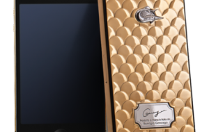 gold iphone caviar